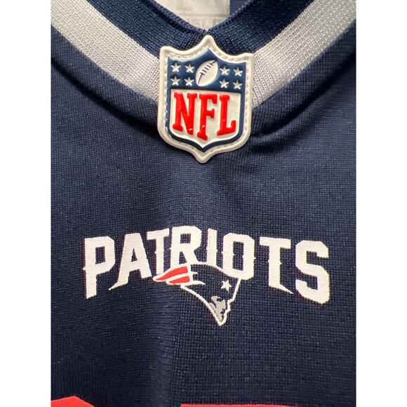 Nike NFL Youth New England Patriots Gronkowski Jersey Size L(14/16) Blue White - Picture 3 of 5